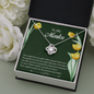 Love Knot Pendant Necklace - To My Mentor
