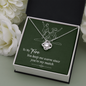 Love Knot Pendant Necklace - To My Fire