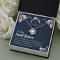 Love Knot Pendant Necklace - To My Soul Sister