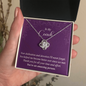 Love Knot Pendant Necklace - To My Coach