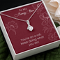 To My Honey Bun On A Roll - Alluring Beauty Pendant Necklace