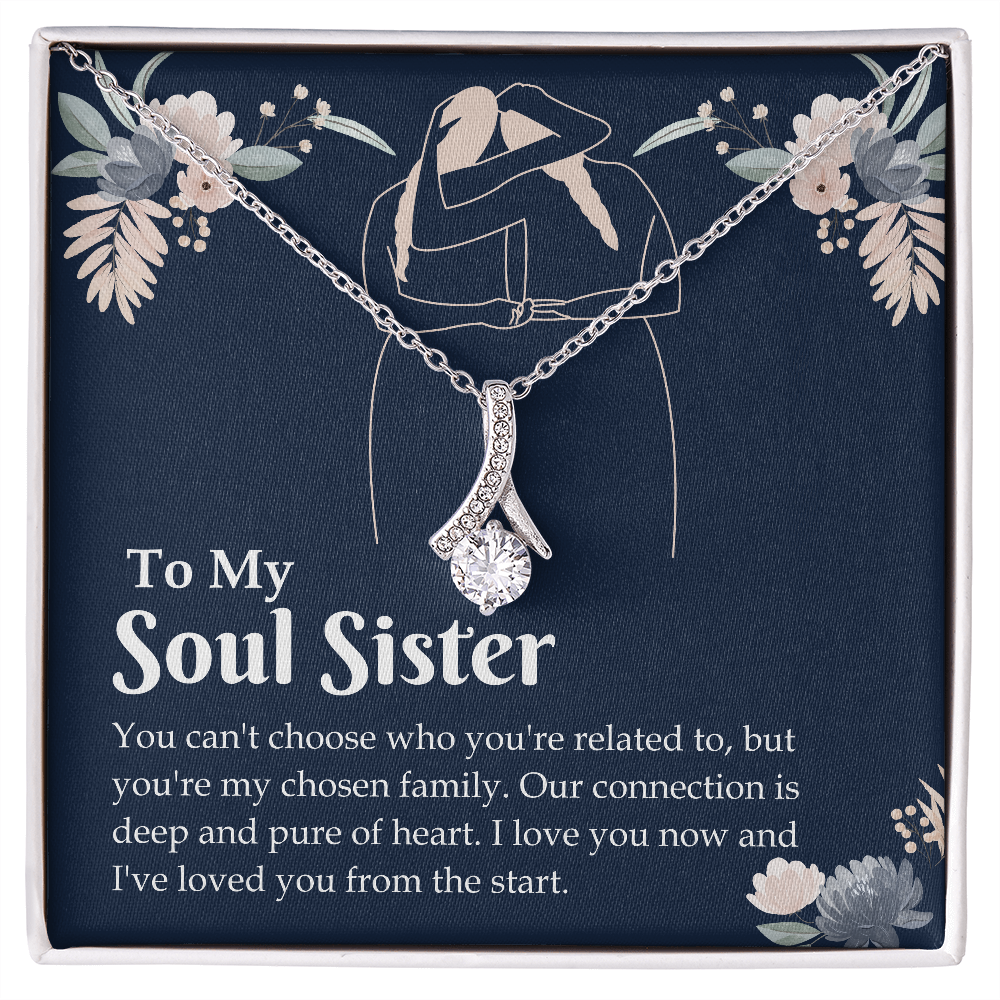 Alluring Beauty Pendant Necklace - To My Soul Sister