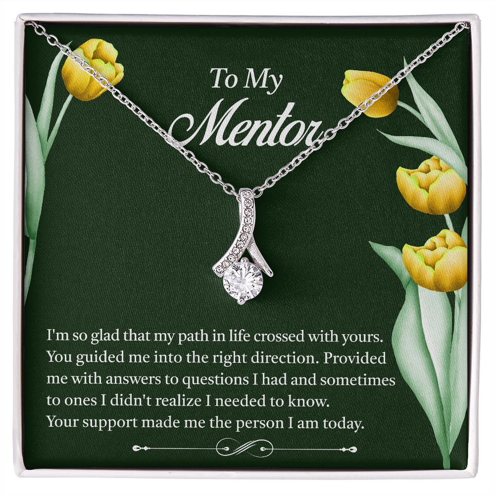 Alluring Beauty Pendant Necklace - To My Mentor