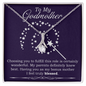 To My Godmother Bonus Mom - Alluring Beauty Pendant Necklace