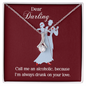 Dear Darling - Drunk On Love - Alluring Beauty Pendant Necklace
