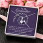 To My Godmother Bonus Mom - Alluring Beauty Pendant Necklace