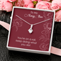 To My Honey Bun On A Roll - Alluring Beauty Pendant Necklace