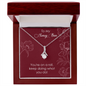 To My Honey Bun On A Roll - Alluring Beauty Pendant Necklace