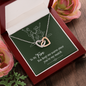 Interlocking Hearts Pendant Necklace - To My Fire
