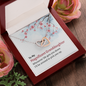 Interlocking Hearts Pendant Necklace - Granddaughter