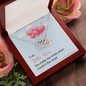 Interlocking Hearts Pendant Necklace - To My Better Half