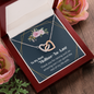 Interlocking Hearts Pendant Necklace - Mother-In-Law
