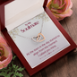 Interlocking Hearts Pendant Necklace - To My Soulmate