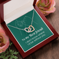 Interlocking Hearts Pendant Necklace - Best Friend