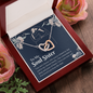 Interlocking Hearts Pendant Necklace - Soul Sister