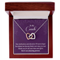 Interlocking Hearts Pendant Necklace - To My Coach