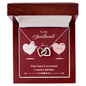 Interlocking Hearts Pendant Necklace - Sweetheart