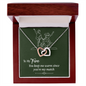 Interlocking Hearts Pendant Necklace - To My Fire