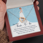 Interlocking Hearts Pendant Necklace - For The Bride To Be