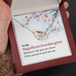 Interlocking Hearts Pendant Necklace - Granddaughter