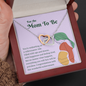 Interlocking Hearts Pendant Necklace - Mom To Be