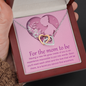 Interlocking Hearts Pendant Necklace - Expecting Mother