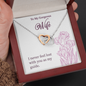 Interlocking Hearts Pendant Necklace - To My Gorgeous Wife