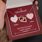 Interlocking Hearts Pendant Necklace - Sweetheart