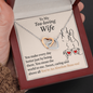 Interlocking Hearts Pendant Necklace - Tea Loving Wife
