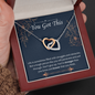 Interlocking Hearts Pendant Necklace - You Got This