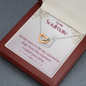 Interlocking Hearts Pendant Necklace - To My Soulmate