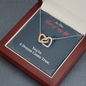 Interlocking Hearts Pendant Necklace - Love Of My life