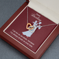Interlocking Hearts Pendant Necklace - Dear Darling