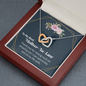 Interlocking Hearts Pendant Necklace - Mother-In-Law