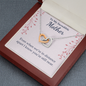 Interlocking Hearts Pendant Necklace - To My Mother