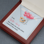 Interlocking Hearts Pendant Necklace - To My Better Half