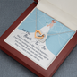 Interlocking Hearts Pendant Necklace - For The Bride To Be