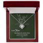 Love Knot Pendant Necklace - To My Fire