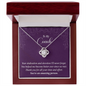 Love Knot Pendant Necklace - To My Coach