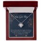 Love Knot Pendant Necklace - You Got This