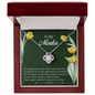 Love Knot Pendant Necklace - To My Mentor