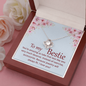 Love Knot Pendant Necklace - To My Bestie
