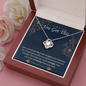 Love Knot Pendant Necklace - You Got This