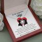 Love Knot Pendant Necklace - To My Supportive Wife