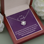 Love Knot Pendant Necklace - To My Coach