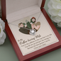 Love Knot Pendant Necklace - Coffee Loving Wife
