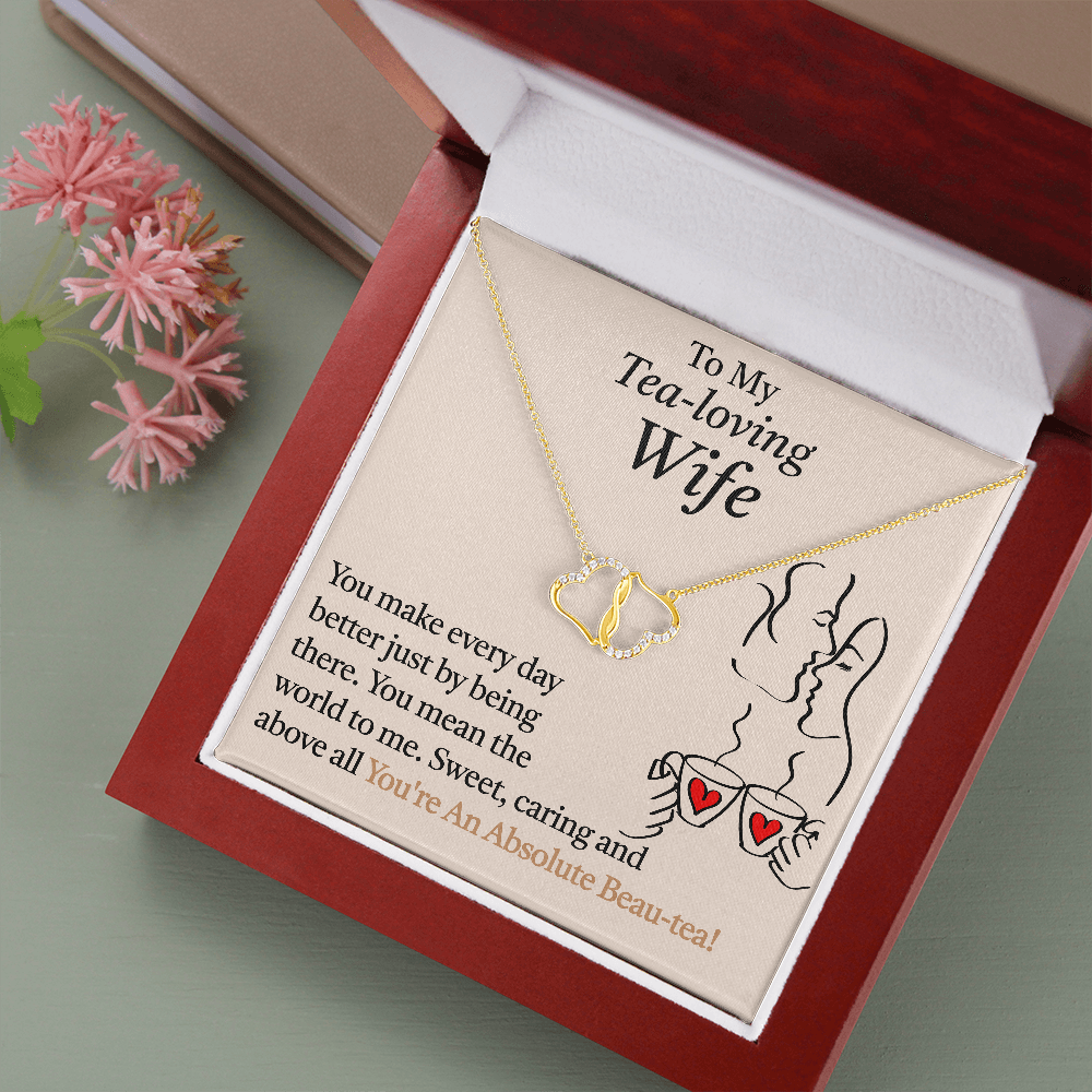 Everlasting Love Pendant Necklace - Tea Loving Wife
