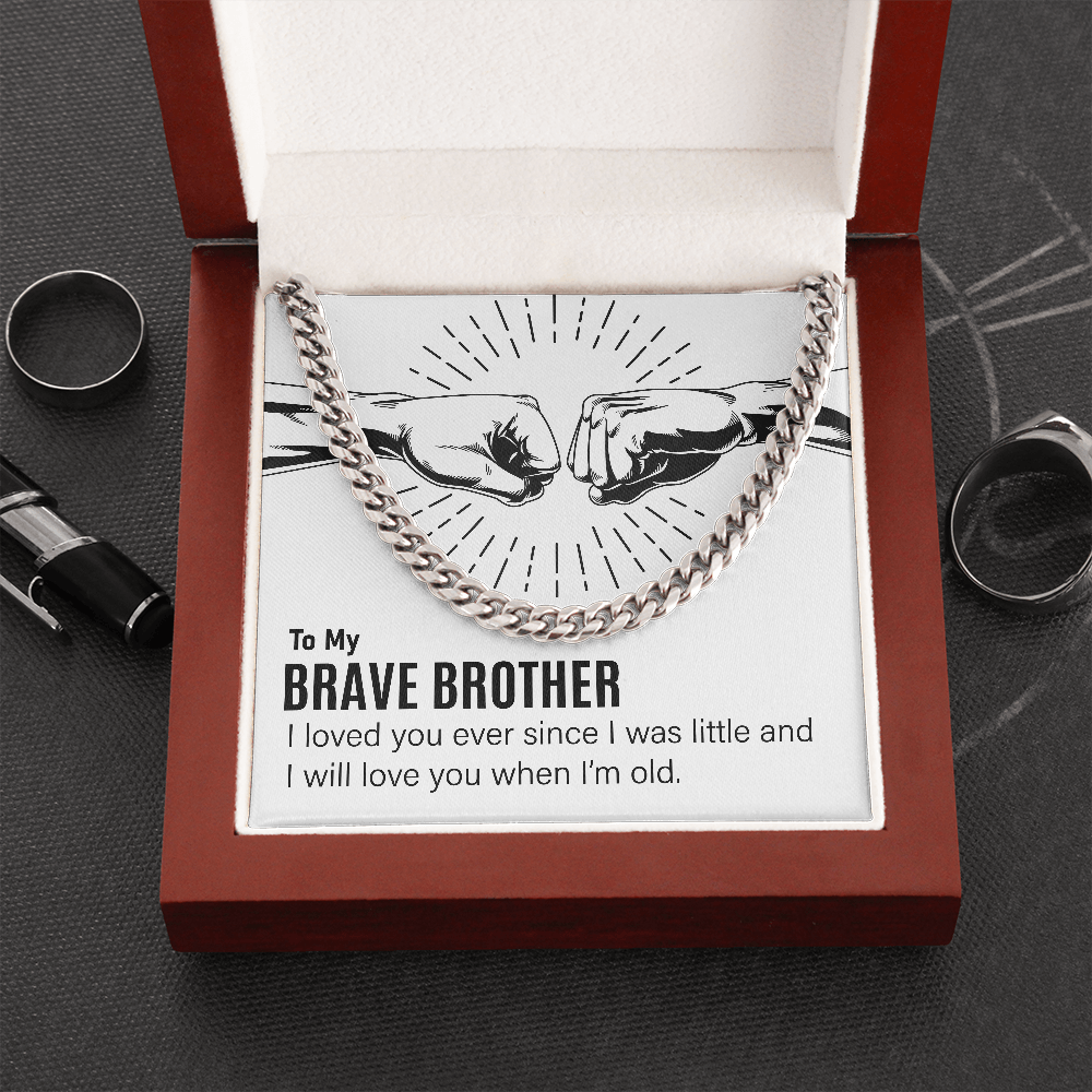 Cuban Link Chain Necklace - Brave Brother