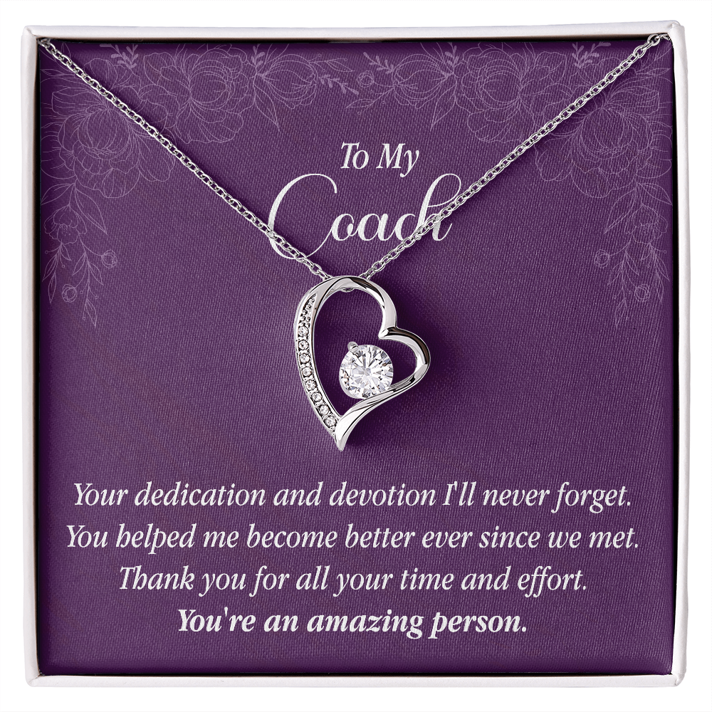 Forever Love Pendant Necklace - To My Coach