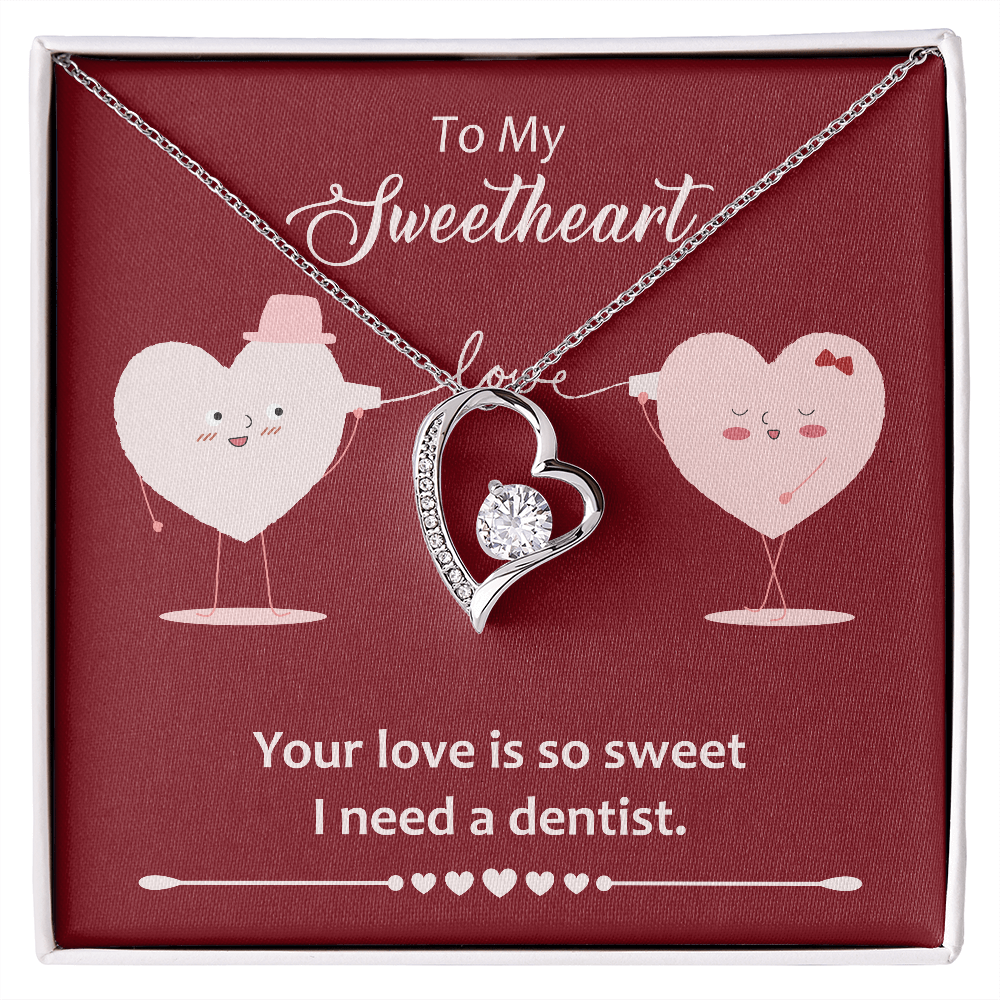 Forever Love Pendant Necklace - Sweetheart